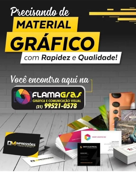 Cartões de visita de vários modelos
